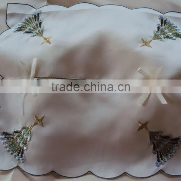 Christmas Embroidery Tissue Box Cover