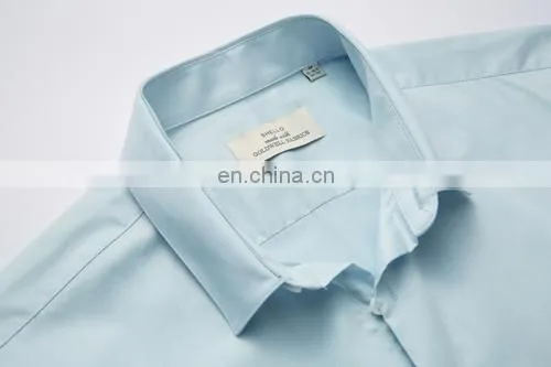 New Custom Men Long Sleeve Formal Cotton Dress Shirt photo-3