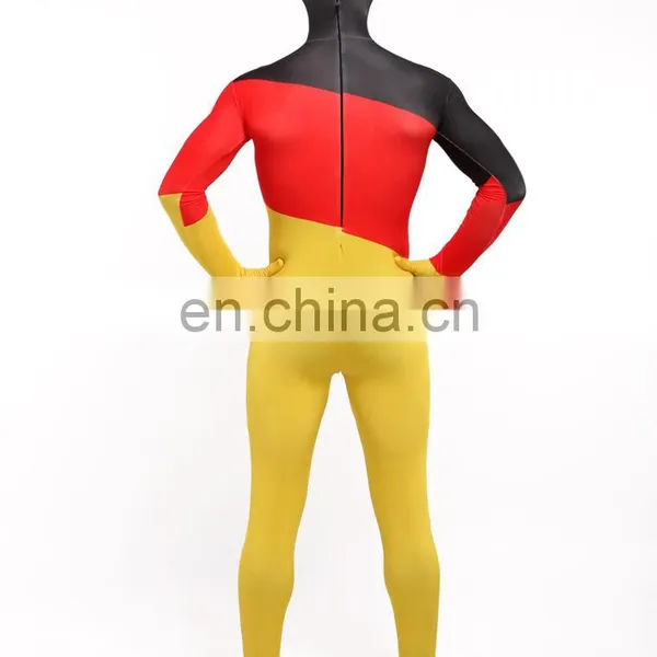 Mens Womens Zentai Germany German Flag Zentai Suit Skin Costume All Sizes photo-4