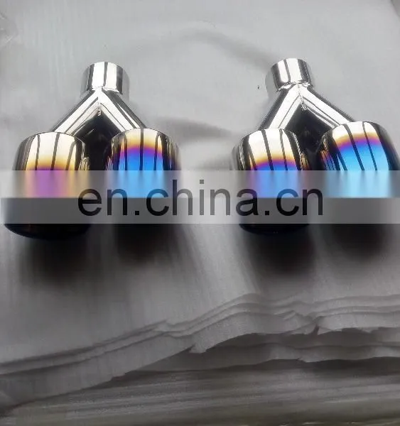 Colorful Stainless Steel Exhaust Rainbow Muffler Tail Pipe for Car. photo-2
