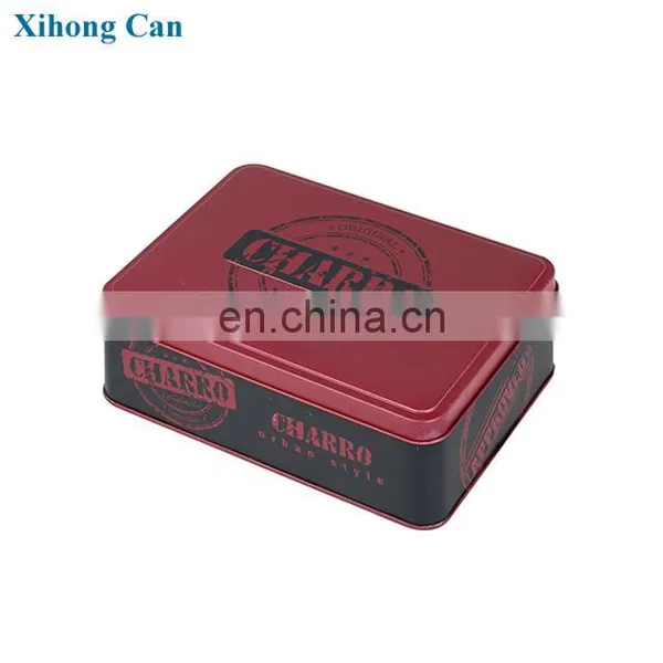 Hot Sale Rectangular Metal Personalized Gift Storage Tin Box photo-2