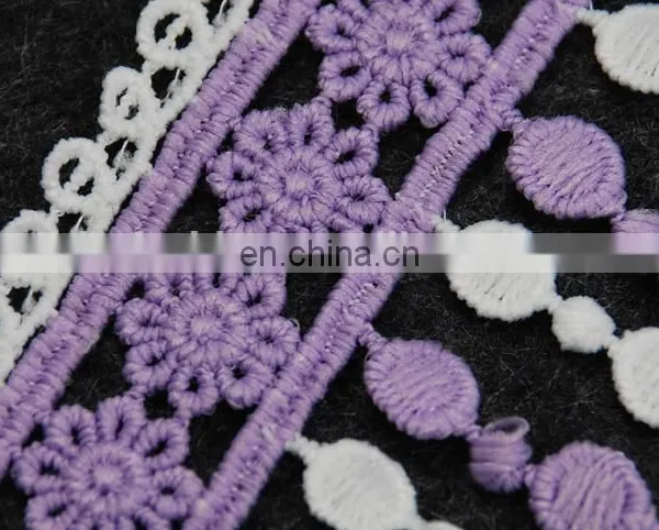 New Fancy Embroidery Polyester Lace Trim Lollipop Lace Fringe Trim for Garment photo-2