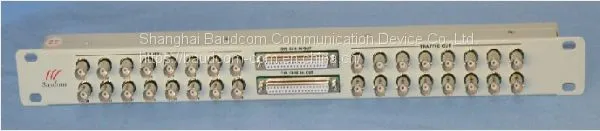 16 ports E1 Balun Panel BNC to M37 I/O Board Panel interface converter