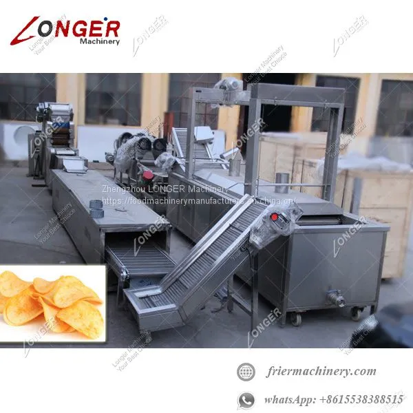 Frozen french fries manufacturing process machine cost