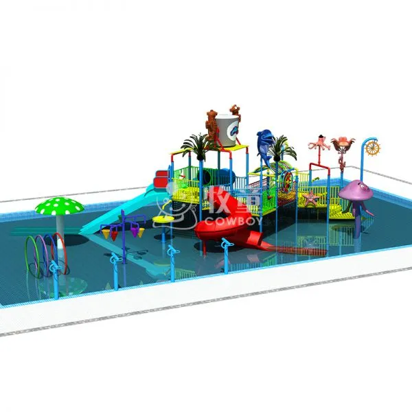 Children's Pool Water Play Equipment for Kids Small Aqua Park Kids Pool Design photo-2