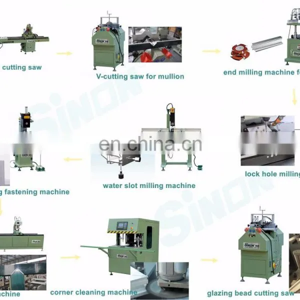 PVC Window Door Making Machine For Lock Hole Milling photo-6