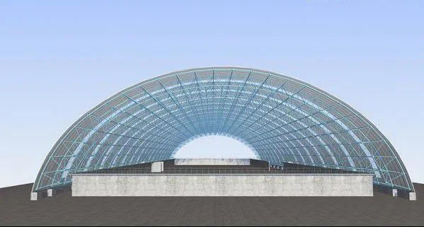 Roofing Space Frame Structures Light Weight Industrial Steel Canopy photo-3