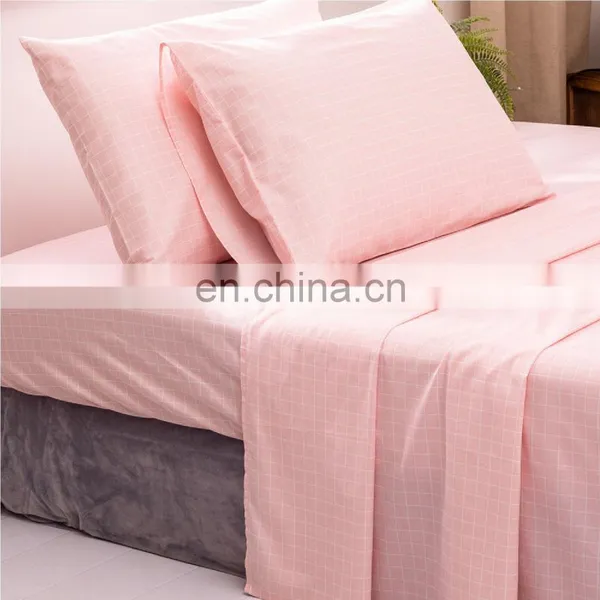 2020 Top Sale Water Wash Queen Bed 4PCS Set Bed Cover Black And White Printing Sheet Duvet Cover Set photo-4