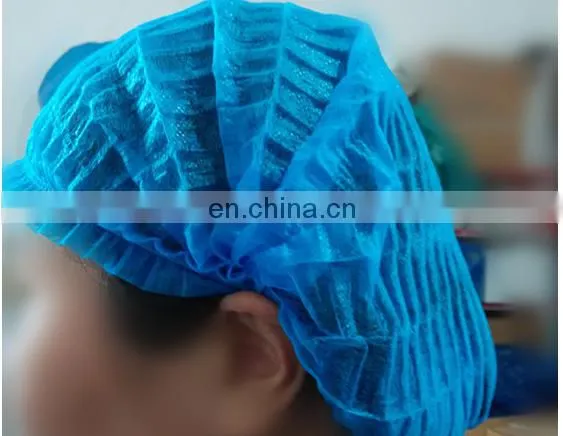 PP Non Woven Fabric Twist Cap Making Machine for Hospital,nurse,doctor photo-2