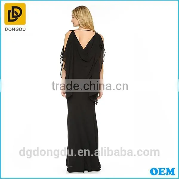 Hottest Fashion Style Elegant Women Casual Summer Ladies Black Sleeveless Dress photo-4