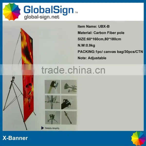 Shanghai GlobalSign Light Weight Adjustable X Banner Stands photo-4