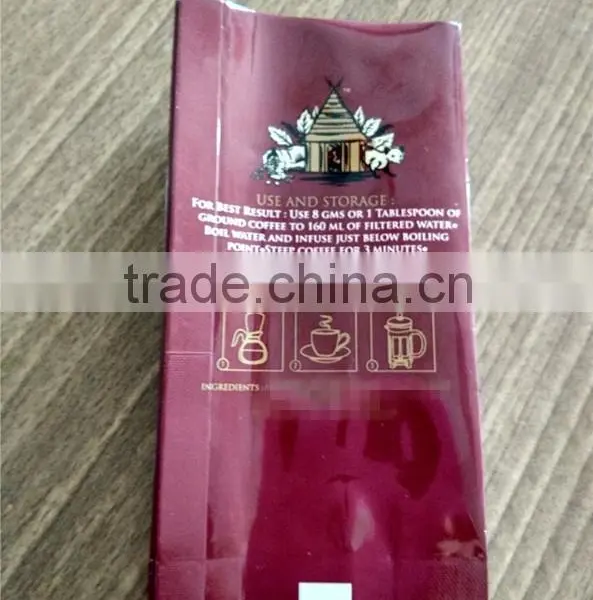 Side Gusset Laminated Plastic Printed Small Coffee Bags photo-2