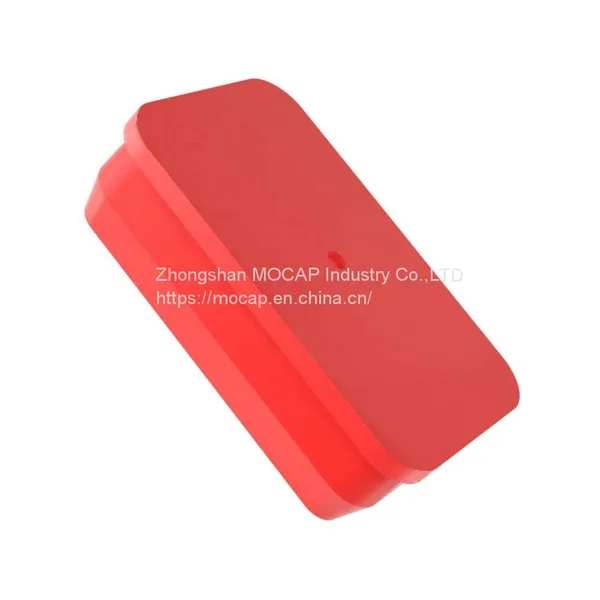 plastic rectangular cover caps for thin aluminum tubing