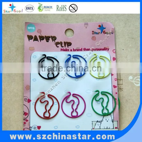 Printing Card With Colorful Paper Clip photo-3