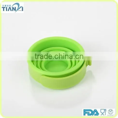 High Quality Cute Heat And Cold Resistant Silicone Water Cup With Handle photo-6