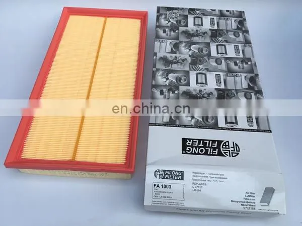 Good Quality From FILONG Automotive Air Filter Manufacturer for VW FA-1003 1J0129620 C37153 LX684 E301L AP149/1 CA5827 photo-2