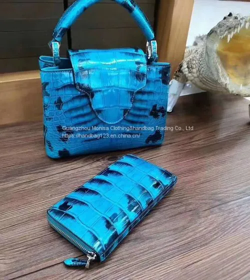 New Python Leather Women's Bag Leather Snakeskin Handbag Europe And The United States Hand Bag Snake Pattern Wrist Bag Large Bag