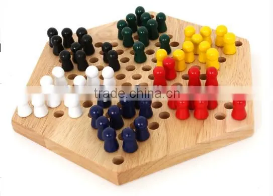 2015 Hot Promotional Items Wooden Musical Instruments Play Chess Game Now Wooden Hexagon Draughts Children's Early Education Toy photo-6