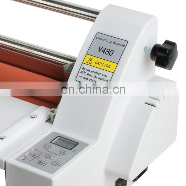 SRL-D48 Office Use Desktop Automatic Laminator Automatic Single and Double Side Film Roll Laminating Machine photo-5