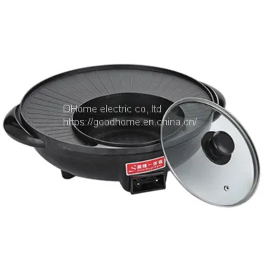 Barbecue Machine/non Stick Pot Barbecue Electric Grill Plate/electric Hot Pot Rinse and Grill Integrated Pot（Wechat:13510231336）