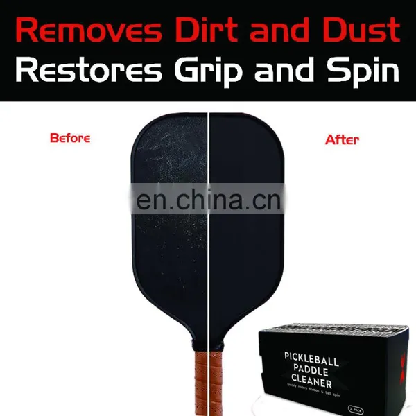 2pcs One Box 0.2 X 0.2 X 0.12 Inch Pickleball Paddle Cleaner for Erase Stains Scratches Restore Spin Pickle Ball Paddle Eraser photo-5