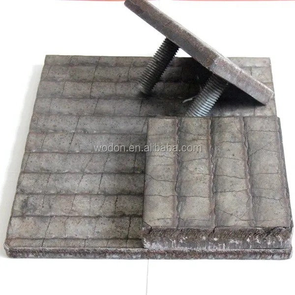 Wear Abrasion Resistant Steel Plate Made by Chromium Carbide Overlay Hardfacing photo-6