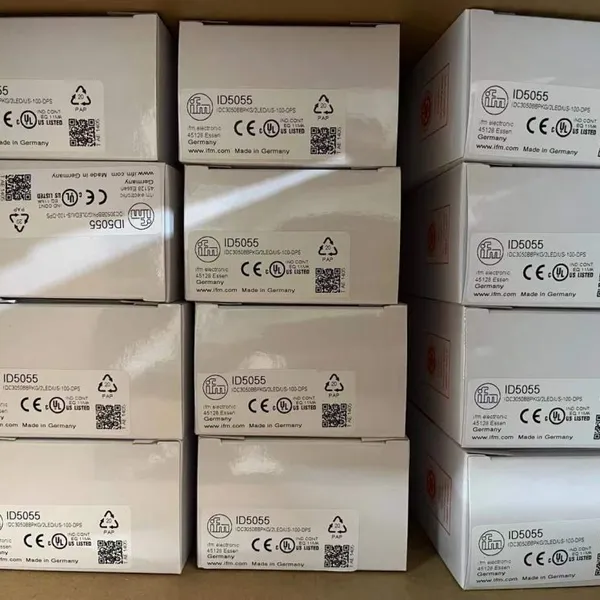 IFM ID5055, Inductive Sensor, 50 mm Range, Flush Mount, PNP.NO, 10-36 VDC, ID Series