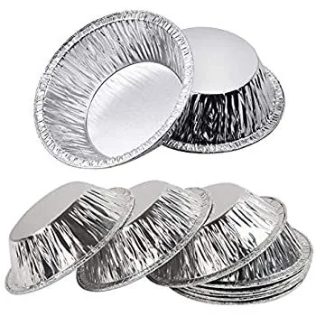 Mini Round Aluminum Foil Baking Cups for Muffins Tarts Cupcakes Disposable Dessert Pans Bulk Pack photo-4