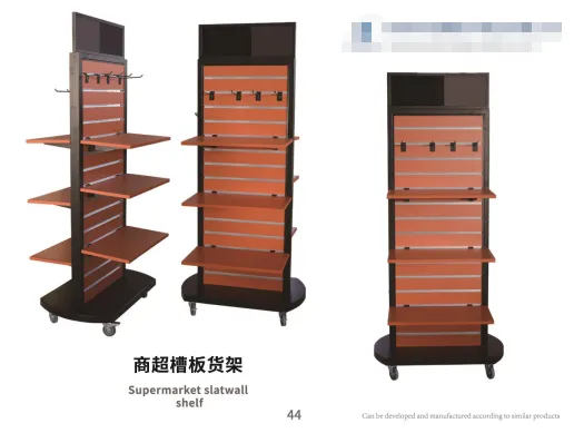 Heavy-Duty Corner Shelf for Supermarkets With Reinforced Steel Display Racking photo-4