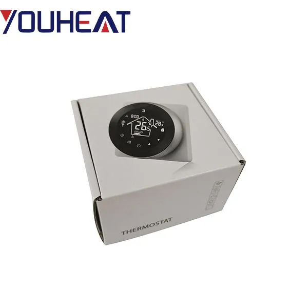 The Latest HY312 Smart Phone Wifi Thermostat Touch Screen Type photo-3
