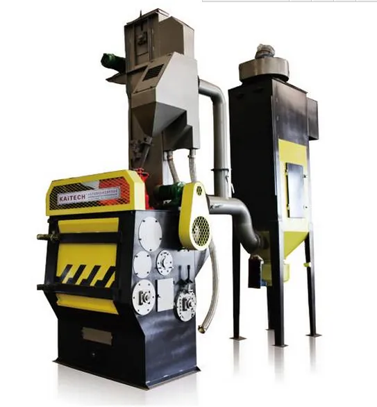 Tumble Belt Type Shot Blasting Machine for High-Efficiency Dust Removal of Small and Medium Castings Forgings Heat Treated Parts