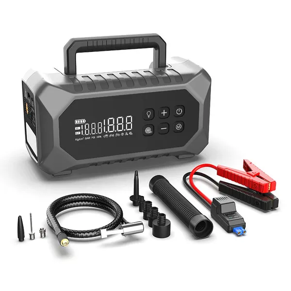 3250A 26800mAh 160PSI Jump Starter Power Pack with Air Compressor