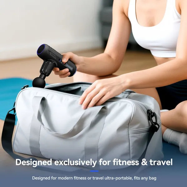 Factory Direct Professional Massage Gun High Power Brushless Motor 8 Massage Heads Portable Deep Tissue Percussion Fascia Gun For Athletes photo-4