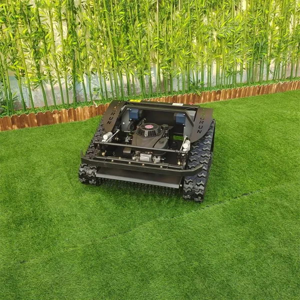 Petrol Self-Charging Generator 550MM Cutting Width Cordless Robotic Lawn Mower for Hills photo-5