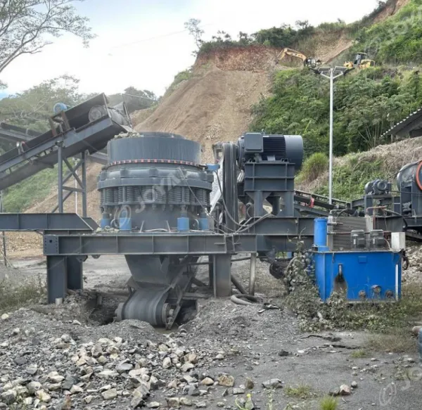 200TPH Granite Stone Crushing Plant in Ghana, With Jaw Crusher and Cone Crusher With Diesel Generator for Road Civil Project photo-4