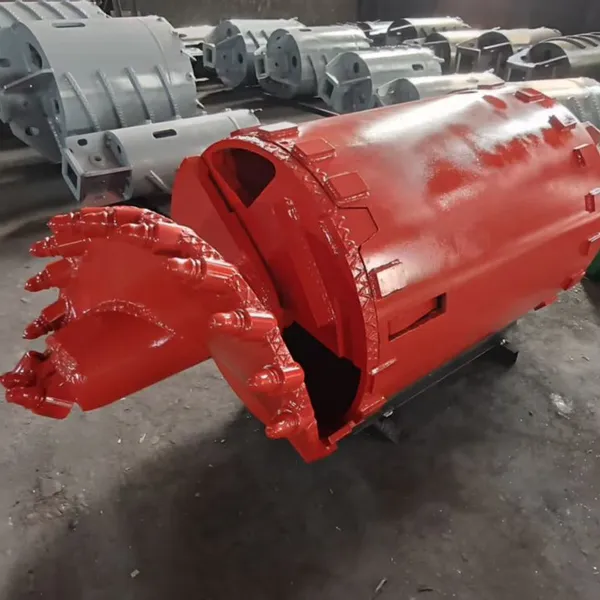 Double Bottom Open Rock Drilling Bucket for Rotary Drilling Rigs photo-4