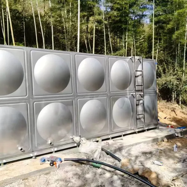 Cost Effective Porcelain Enamel Steel Panel Type Water Tank for School Hot Water System