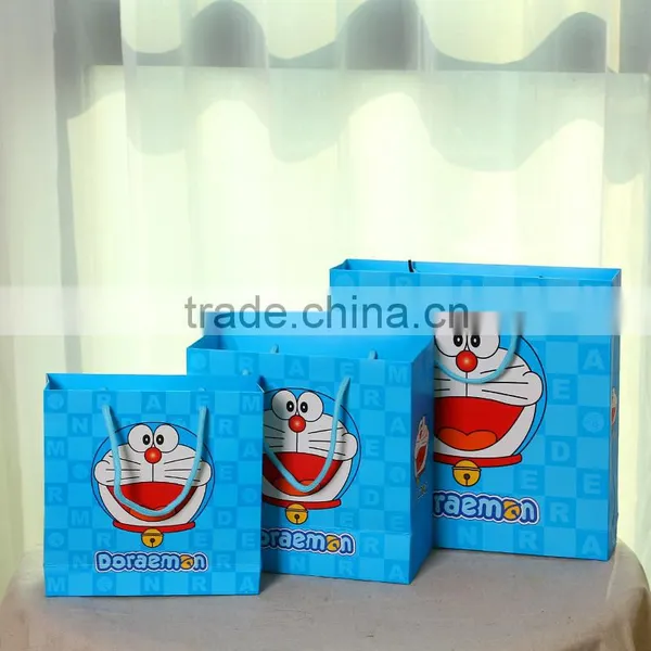 2016 New Product Cute Doraemon Figure Printing Packaging Materials Candy Cookie Snack Paper Bags photo-3