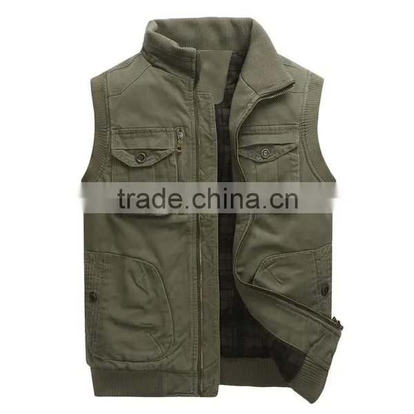 Casual Waistcoat Outdoor Mens Fishing Vest photo-3