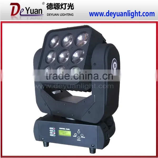 9PCS 12W Led Moving Head Matrix Beam Led Stage Light photo-5