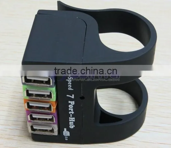 Multi-TT Mode Micro USB 7 Port Hub With Convenient Mini-B Connector photo-3
