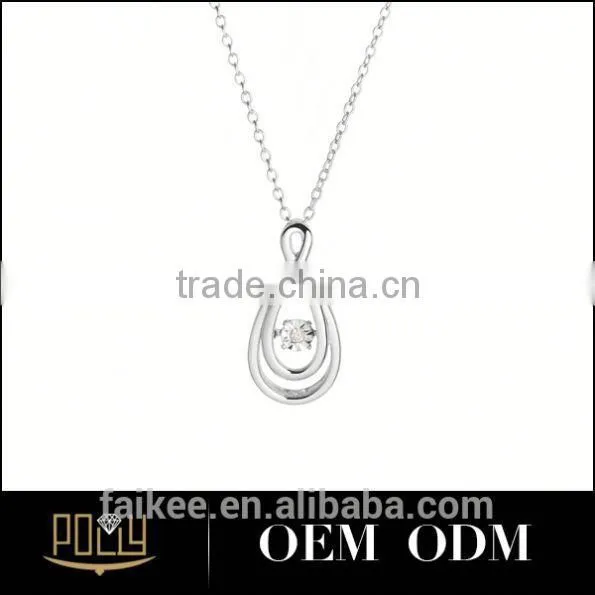 925 Silver Smooth Drops Pendant for Tibetan Ghau Pendant photo-2