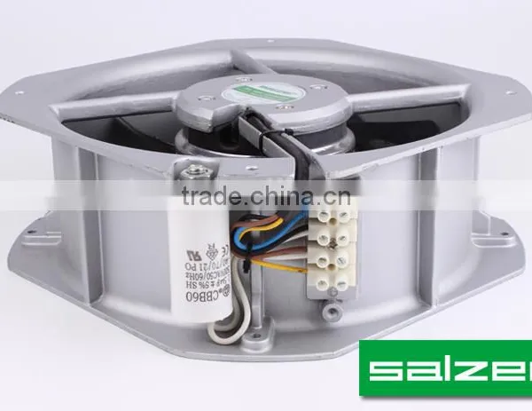 SALZER PD225M-220 225X225X80mm TUV CE Approved AC Axial Fans With Metal Impeller IP54 photo-3