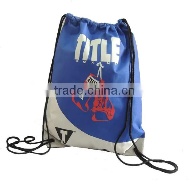 Custom Your Logo Promotional Ripstop Drawstring Backpack photo-2