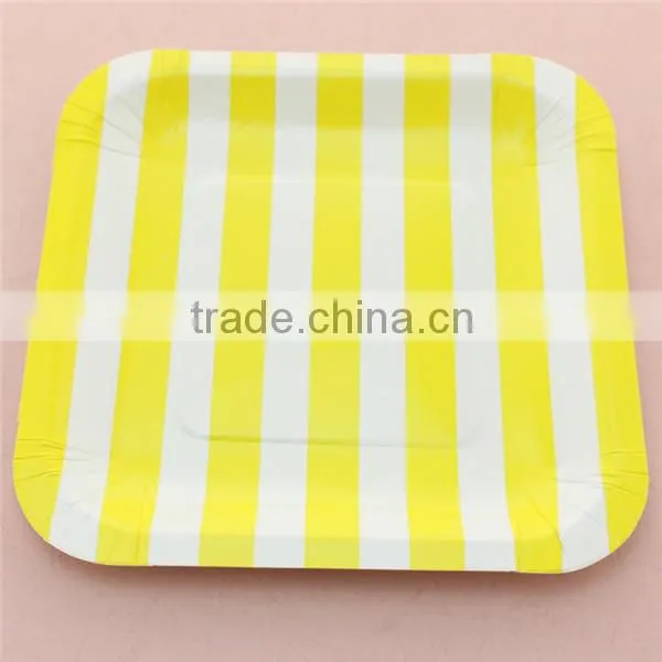 Birthday Wedding Party Decorations Event Disposable Paper Plates Dishes photo-3
