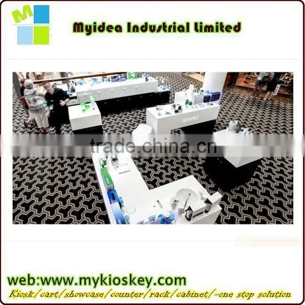 Wooden Point of Sale Retail Cardboard Cosmetics Display Shelf photo-2