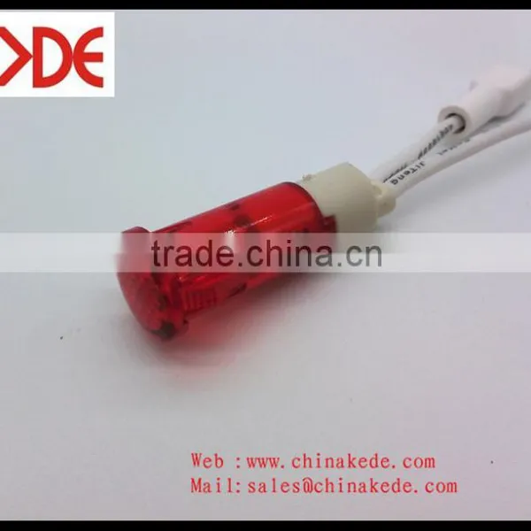 400v Neon Pilot Lamp Equipment Panel Mounting Indicator Light 10mm