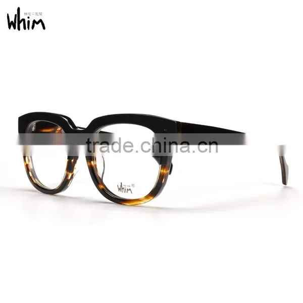 WHIM Retro Round Full Frame Handmade Acetate Glasses Frame photo-3