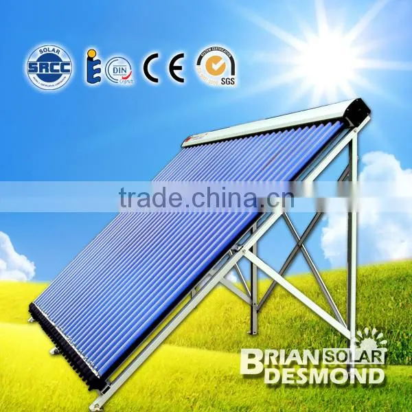 Split Pressurized Evacuated Tube Thermosyphon (passive) Indirect / Closed Loop (Active) Solar Water Heaters (300 Liter ) photo-4