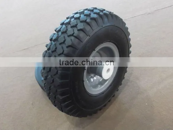 High Quality Manufacturer Rubber Wheelbarrow Wheels 4.10 3.50 6 Wheel Pneumatic photo-3
